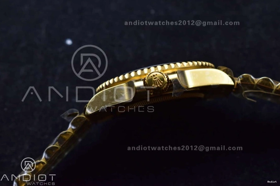 Weight VR3285 on Edition YG 1:1 II GRNR GMT Gain Bracelet Black Master CHS Dial Best Gold Jubilee 126718 Factory 0513